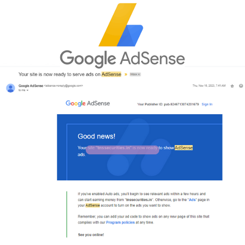 AdSense approval assistance