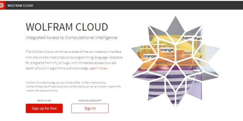 WolframCloud free account